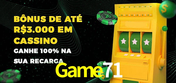 Game71 melhor bônus de depósito