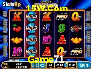 Jackpots e promoções na Game71